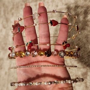 NWOT Metal headband 6 pack